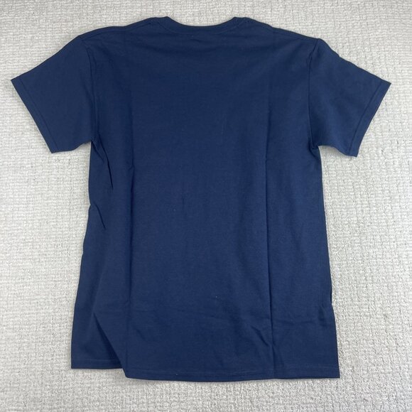 Vintage Sharks Ocean Oversize Print Graphic Blue T-Shirt Mens M VTG - Picture 12 of 16